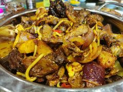 孜然羊肉-清真益鑫羊肉手抓馆(南大街店)