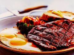 碳烤澳洲肉眼牛排配蛋-bluefrog蓝蛙(悠唐购物中心店)