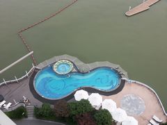 户外泳池-苏州金鸡湖中茵皇冠假日酒店