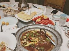 -海派美食·家宴海鲜青岛菜·石锅鲽鱼头(东方城店)