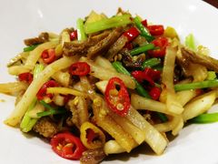 酸萝卜炒牛肚-建辉湖南土菜馆(南大街店)