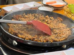 铁板炒饭-红辣椒八爪鱼特色韩国料理