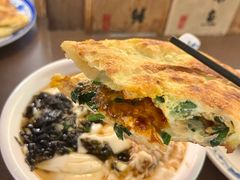 韭菜饼-老客满蛋饼(双塔市集店)
