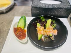 三文鱼牛油果沙律卷-大渔铁板烧(花园道店)