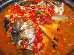 剁椒鱼头捞面-船歌·鱼水饺青岛菜(闽江二路店)