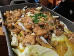 鸡汁菌菇碳烧蛙-辣得叫湘菜(四明店)