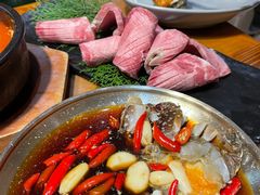 -草家酱蟹炭火烤肉店(珲春南路一店)