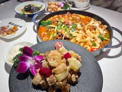 菠萝鲜虾油条-鲁秀才炒鸡(龙湖西溪天街店)
