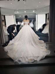 拖尾-MANLI BRIDAL婚纱