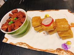 禅寺素鹅拼烧麸-柒园·三十年创意杭帮菜(龙湖滨江天街店)
