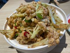 特色虾酱花菜-小船渔村•大连菜•大连焖鱼(黄河路店)
