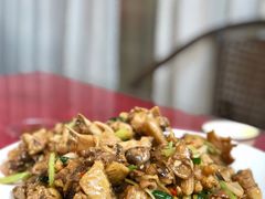 现杀果园鸡—黄焖鸡-生态苑农庄(十里画廊遇龙河店)