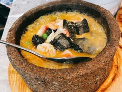 石锅蟹黄黑豆腐-四道菜·福建菜馆(新街口金鹰店)