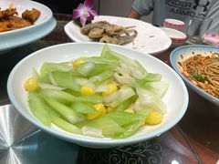 西芹炒双白-葛记焖饼(伏牛路店)