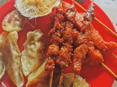 炸羊肉串-好伦哥比萨烤肉自助(马家堡店)