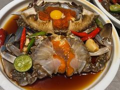 草家招牌酱油蟹-草家酱蟹炭火烤肉店(珲春南路一店)