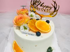 情深似海森系动物奶油水果蛋糕-艾加柒克蛋糕茶歇甜品台(春熙路店)