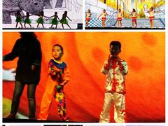 儿子参加Mini&nbsp;club&nbsp;show上台-Club Med地中海俱乐部·桂林度假村