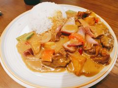咖喱牛腩饭-玥记茶餐厅(十字门华发商都一期绸带店)
