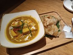 泰式咖喱配手抓饼-汝是素•文创素食馆(金月湾店)