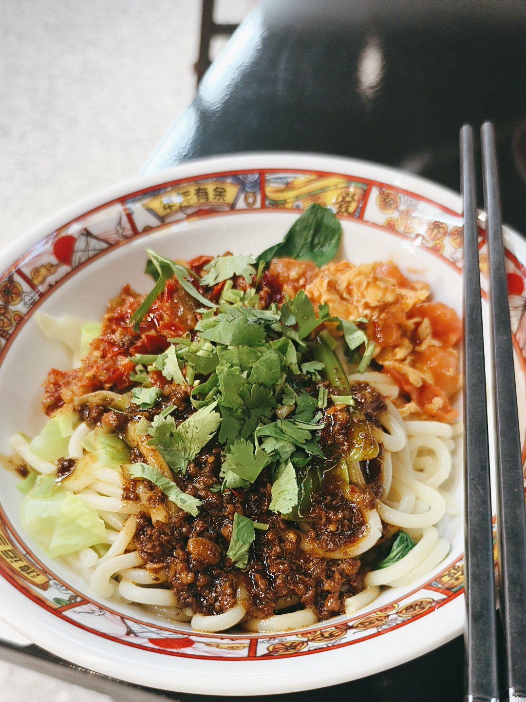 肉臊子干拌面图片大全图片