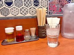 餐具摆设-龜王拉麵(道頓堀店)