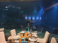 -海棠湾洲际-涛·海底餐厅·美人鱼·自助餐·海底隧道