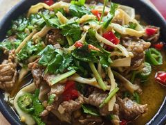 铁板小炒黄牛肉-71号豆汤饭·成都小馆(红牌楼店)