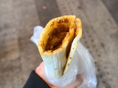 白豆腐卷冷面-小红旗臭豆腐炸冷面(万达店)