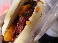 -清真马乐贝腊牛肉蛋黄菜夹馍(马蓉洒金桥店)