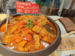 招牌啤酒弄水骨（小锅）-大师傅金奖啤酒鱼(西街口总店)