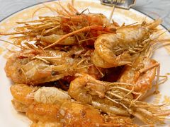 爆炒膏油虾-天宝食坊·啫啫煲大排档(西华路店)