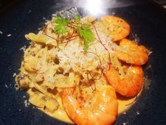 芝士蘑菇鲜虾意大利面-BE BRIGHT KITCHEN(正佳广场店)