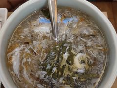 莼菜银鱼羹-吴越荣记苏州菜·松鼠桂鱼100%活鱼现做(斜塘老街店)