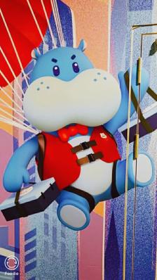 盒马鲜生(横岗志健广场二楼)-"95可爱的盒马自带流量一大早就人气