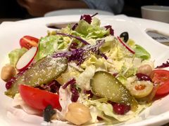 有机田园蔬菜沙律-杯子红牛排(创意产业园店)
