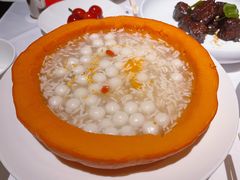 南瓜酒酿小圆子-玫瑰厅上海菜(兴国路店)