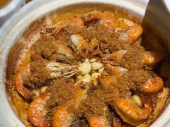 蒜焗罗氏虾-粗茶淡饭·隐庐私厨(东亭店)