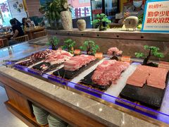 自助取餐区-悦橙烤肉海鲜自助(中央大街店)