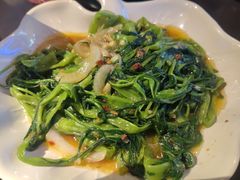 马拉盏炒通菜-大头虾越式风味餐厅(光明广场店)