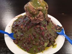 红豆抹茶刨冰-二斗栗子(黄河道店)