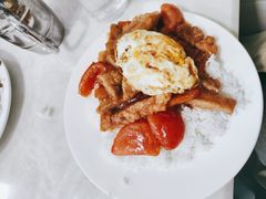 番茄猪扒饭-好好滋味茶餐厅