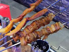 牛腩筋和牛板筋-三个蒙古大叔羊肉串(大宁店)