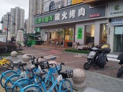 -山野的朋友露营炭火烤肉