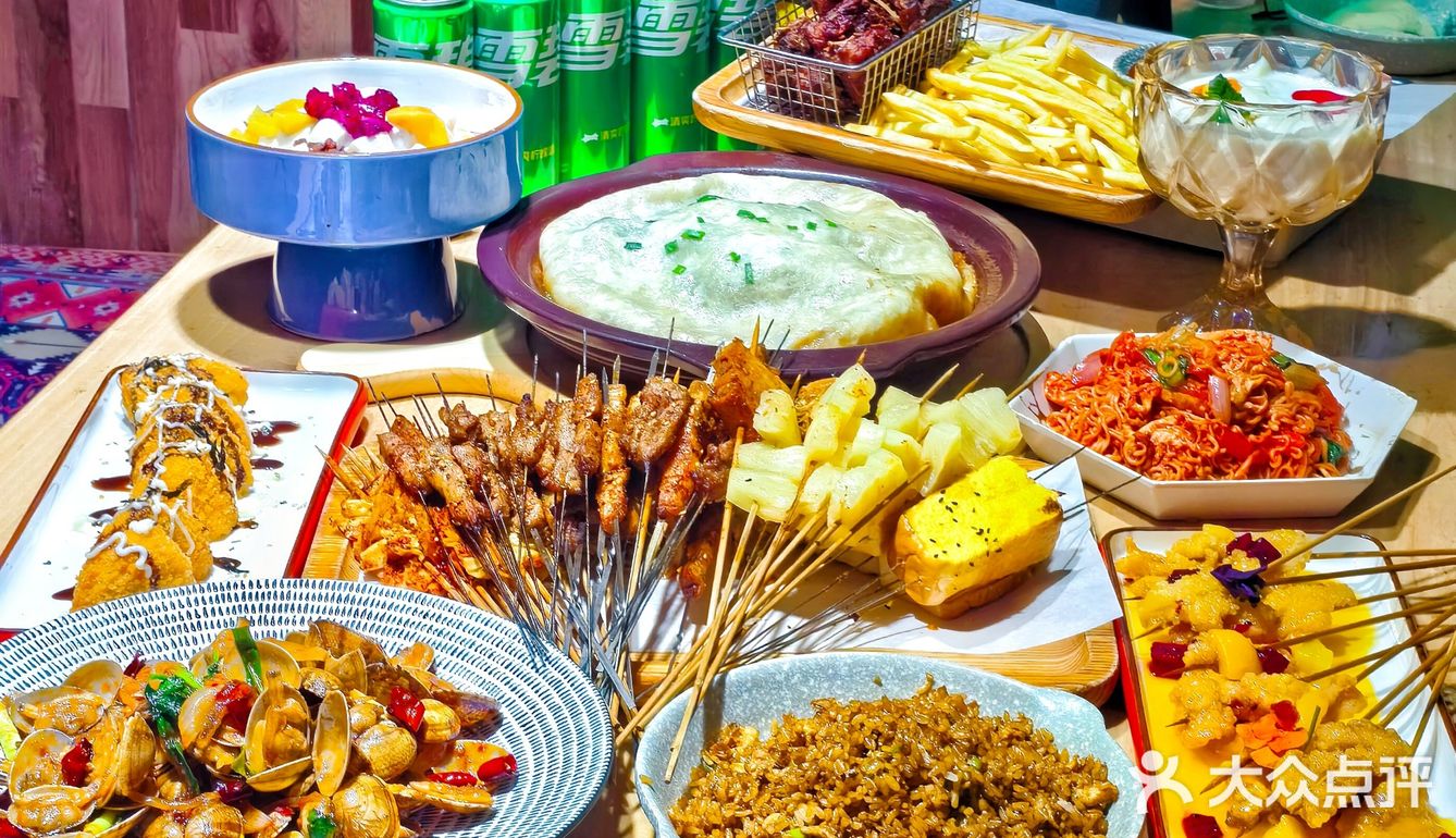谁家烤串店这么有氛围