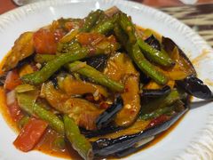 豆角烧茄子-新疆伊宁远征餐厅