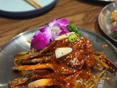 -明洞阿姨·韩式酱蟹烤肉·创意料理(三元桥店)