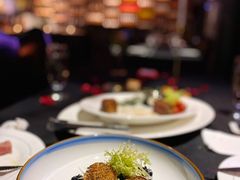 煎带子墨鱼汁烩意大利米饭-小火花·干式熟成牛排馆Spark SteakHouse(剑桥郡店)