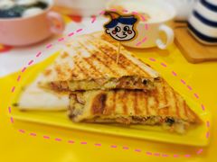 鲜蔬草鸡蛋菜煎饼-嗨皮儿·现蒸面皮(抄纸巷店)