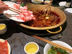 牛油红锅-巴蜀大宅门火锅(新华公园店)